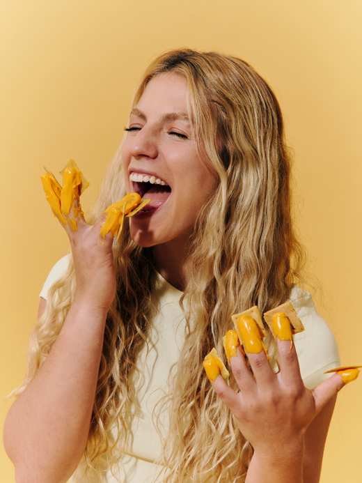 Mergulhando o chip no cheddar